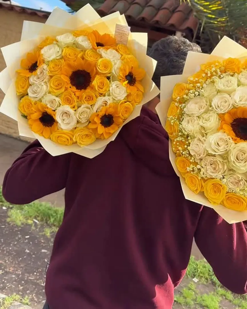 Ramo Rayito de Sol 3 Girasoles